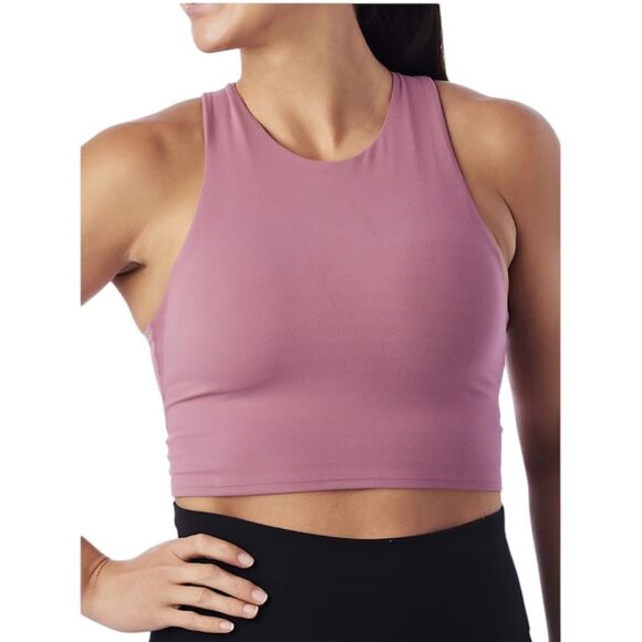 NWT Crop Sports Bra Sz Small Mauve color - Picture 1 of 7